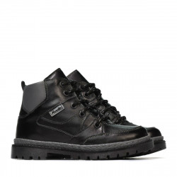Children boots 3017 black+gray