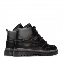 Children boots 3017 black+gray