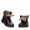Women boots 3341 bordo