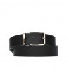 Men belt 40b black mat