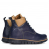 Men boots 4108 indigo+brown