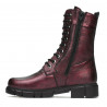 Women boots 3337-1 bordo pearl