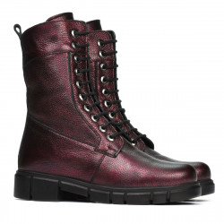Women boots 3337-1 bordo pearl