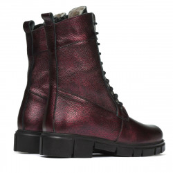 Women boots 3337-1 bordo pearl
