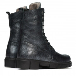Women boots 3337-1 gray pearl