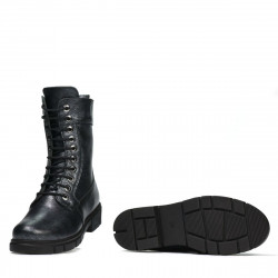 Women boots 3337-1 gray pearl