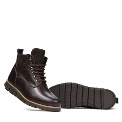 Men boots 4108 cafe+brown