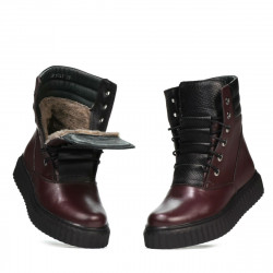 Women boots 3343 bordo combined
