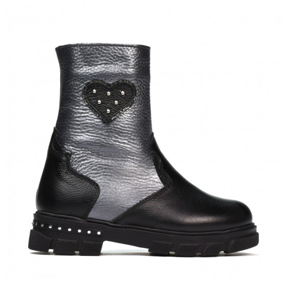 Small children boots 103c black+antracit