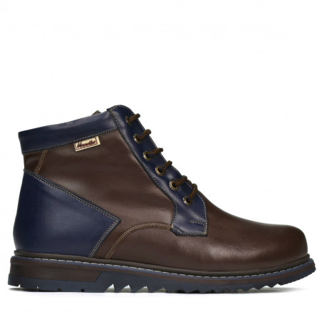 Men boots 497 cafe+indigo