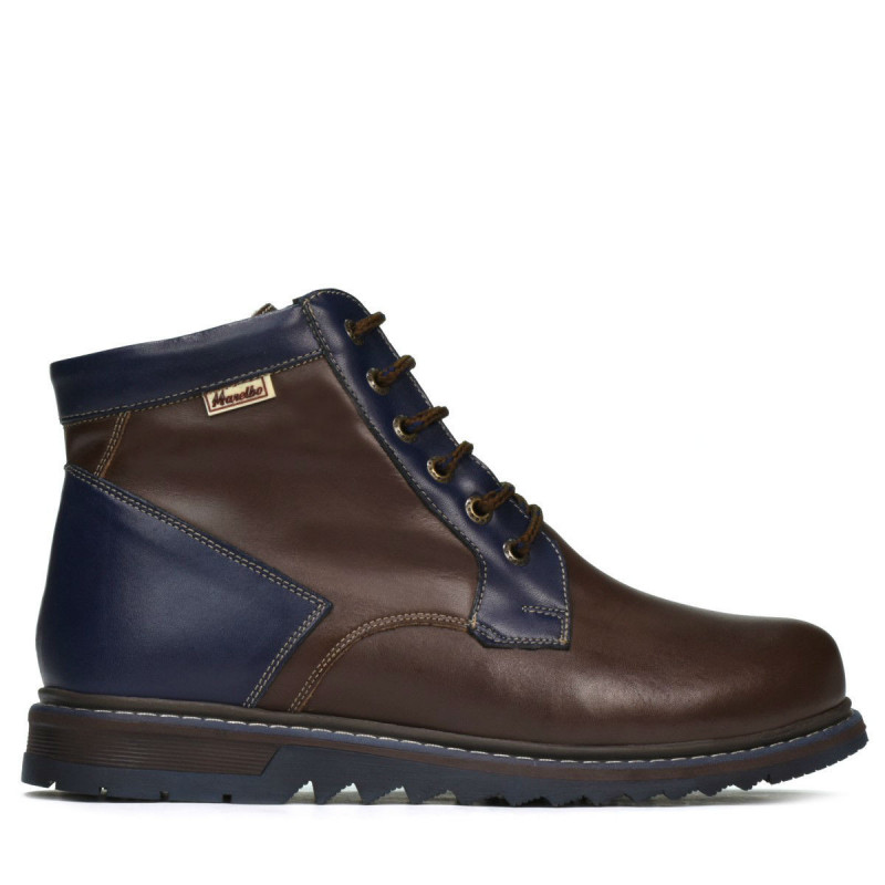 Men boots 497 cafe+indigo