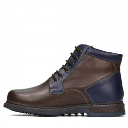 Men boots 497 cafe+indigo