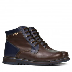Men boots 497 cafe+indigo