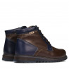 Men boots 497 cafe+indigo