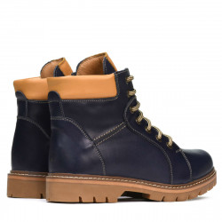 Teenagers boots 439-1 indigo+brown