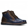 Men boots 497 indigo+brown
