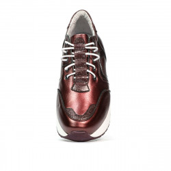 Women sport shoes 6019 bordo pearl combined