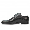 Men stylish, elegant shoes 907 black