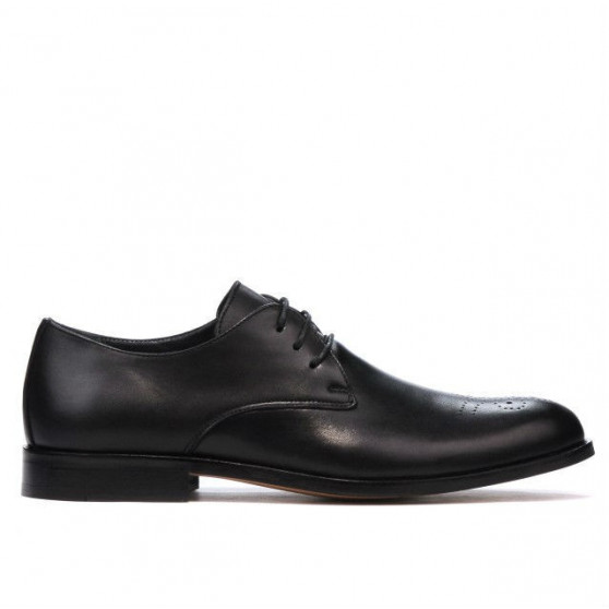 Men stylish, elegant shoes ( large size) 878m black
