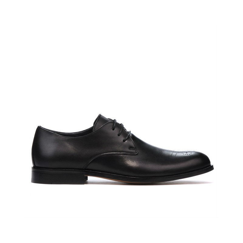 Men stylish, elegant shoes ( large size) 878m black