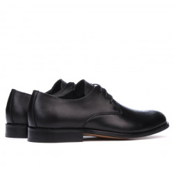 Men stylish, elegant shoes ( large size) 878m black