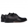 Men stylish, elegant shoes ( large size) 878m black