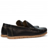 Men loafers, moccasins 912 black