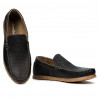 Men loafers, moccasins 912 black