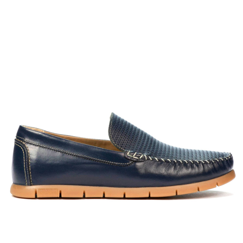 Men loafers, moccasins 912 indigo