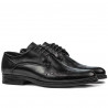 Men stylish, elegant shoes 908 black
