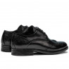 Men stylish, elegant shoes 908 black