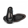 Men stylish, elegant shoes 908 black