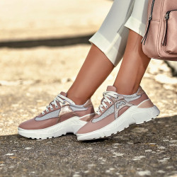 Women sport shoes 6015 pudra pearl combined