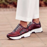 Women sport shoes 6019 bordo pearl combined lifestyle