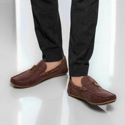 Men loafers, moccasins 863 g bordo