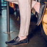 Men loafers, moccasins 863 black