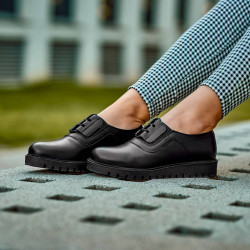 Women casual shoes 6018 black