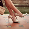Women stylish, elegant shoes 1276 nude lifestyle
