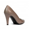 Women stylish, elegant shoes 1234 cappuccino