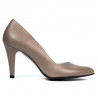 Women stylish, elegant shoes 1234 cappuccino
