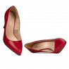 Women stylish, elegant shoes 1276 red