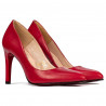 Women stylish, elegant shoes 1276 red