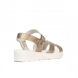 Women sandals 5049-1 piton sand