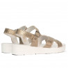 Women sandals 5049-1 piton sand