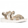Women sandals 5049-1 piton sand