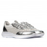 Women sport shoes 6024 silver+white