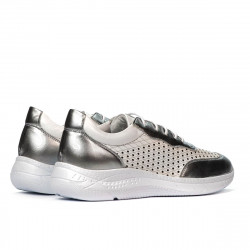 Women sport shoes 6024 silver+white