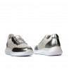 Women sport shoes 6024 silver+white