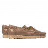 Women loafers, moccasins 6023 cappuccino