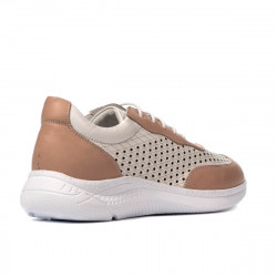Women sport shoes 6024 pudra+white